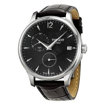Tissot Men's TIST0636391605700 Tradition Analog Display Swiss Quartz Black Watch - Intl  