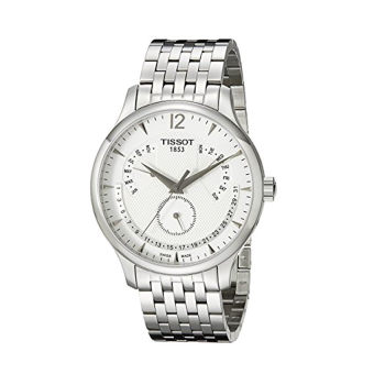 Tissot Men's T0636371103700 Tradition Analog Display Swiss Quartz Silver Watch - intl  