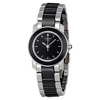 Tissot Women's T0642102205100 Cera Black Dial Ceramic Watch - Intl  