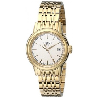 Tissot Womens T0852103302100 Carson Analog Display Swiss Quartz Gold Watch - intl  