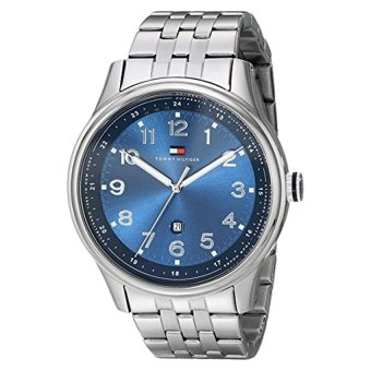 Tommy Hilfiger Men's 1710308 Classic Stainless Steel Blue Dial Watch - Intl  