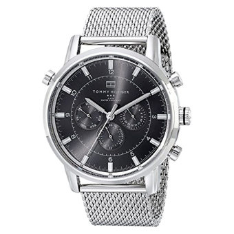 Tommy Hilfiger Men's 1790877 Silver-Tone Stainless Steel Watch - Intl  