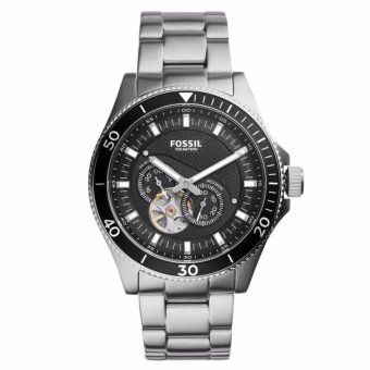 Triple 8 Collection - Fossil Wakefield Automatic ME3090 Silver - Jam tangan Pria  