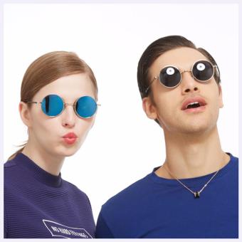 Unisex Vintage Round Metal Frame Sunglasses 210 BLUE - Kacamata Wanita August 2018 - 5 Unisex Vintage Round Metal Frame Sunglasses 210 BLUE - Kacamata Wanita - 5