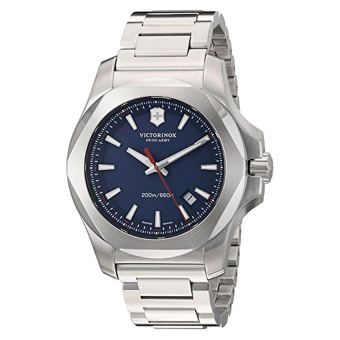 Victorinox Men's 'I.N.O.X.' Swiss Quartz Stainless Steel Casual Watch, Color:Silver-Toned (Model: 241724.1) (Intl) - Intl  