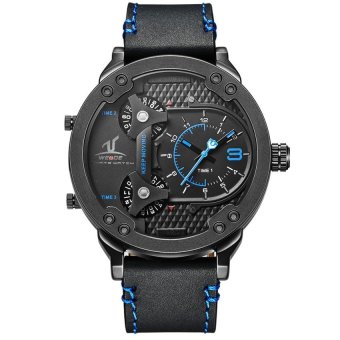Watches Men Luxury Brand Weide LED Digit Military Quartz-Watch 3Timerelogios masculinos Sport Wrist Watches Relojes(Blue) - intl  