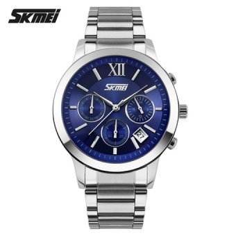 Watches Men Top Brand Luxury Fashion&Casual Full Steel SportsWatches Relogio Masculino Mens Business Quartz Wristwatch(Not Specified)(OVERSEAS) - intl  