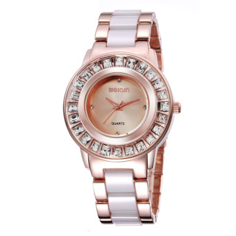WEIQIN Brand Luxury Watches Rhinestone Case Diamond Dial Women Dress Watches  