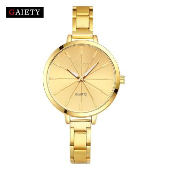 Women Fashion Chain Analog Quartz Round Wrist Watch Watches - intl  