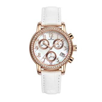 wuhup The new fashion ladies watch brand watches are holy Jarno multifunction watch 3006 (White)  
