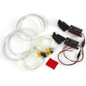 Xenon Putih LED CCFL Angel Eyes Halo Cincin Lampu untuk BMW E36 E39 E46-Intl