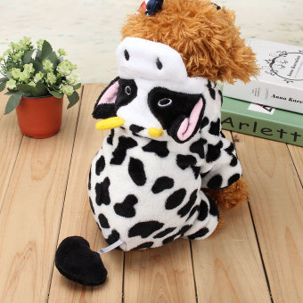 XL Lucu Kucing Anjing Peliharaan Bayi Anak Cloth Baju Kostum Natalsusu Sapi Mantel - Internasional Oktober 2018 - 2 XL lucu kucing anjing peliharaan bayi anak cloth baju kostum Natalsusu sapi mantel - Internasional - 2