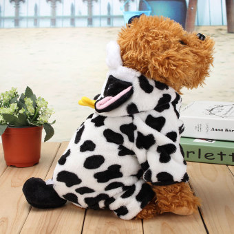 XL Lucu Kucing Anjing Peliharaan Bayi Anak Cloth Baju Kostum Natalsusu Sapi Mantel - Internasional Oktober 2018 - 3 XL lucu kucing anjing peliharaan bayi anak cloth baju kostum Natalsusu sapi mantel - Internasional - 3