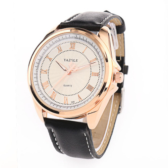 Yazole Business Watch Male Luxury High-end Fashion Elite Men's Quartz Watch (White + Black)  