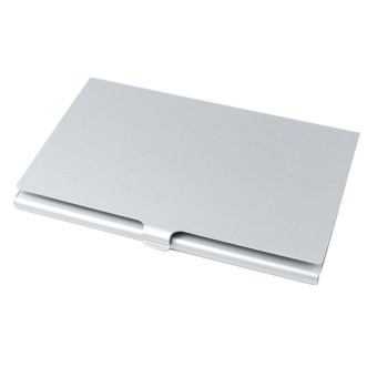 Gambar yiokmty Aluminum Business Name Card Holders Case Box,Silver   intl