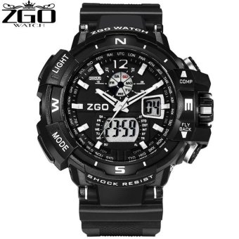 ZGO LED Digital Watch Men Top Brand Famous 2017 Climbing OutDoorSport Watch Male Clock Electronic Wrist Watch High Quality - intl  