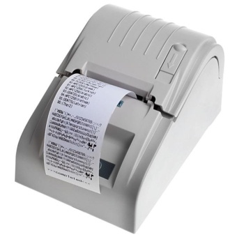 Gambar ZJ 5890T 58mm Thermal Printer Thermal Receipt Printer USB POSPrinter US Plug WH   intl