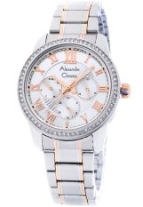 Alexandre Christie 2530BF SS Putih Combi Gold - Jam Tangan Wanita - Stainless Steel