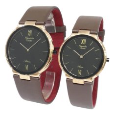 Alexandre Christie 8482LMHLBRBA Asteria Jam Tangan Pasangan - Rose Gold