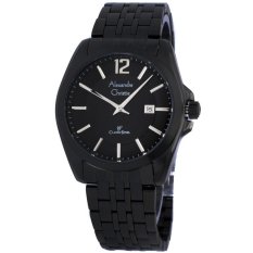Alexandre Christie - Jam Tangan Pria - Full Black - Stainless Steel - AC 8455 MFB
