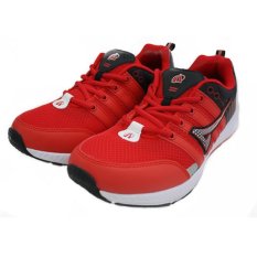 Ardiles Pinwheel Sepatu Sport Running - Merah-Hitam