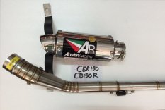 Austin Racing Knalpot Gp2R Titanium Can Full Systems Made in Thailand for Honda CB150R