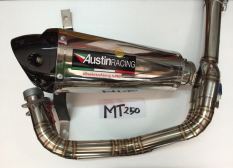 Austin Racing Knalpot Racing Hexagonal Series Full System untuk Yamaha MT250