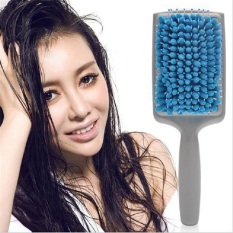 Creative Daily Travel Hair Dryer Quick Absorbent Towel Comb Radiation Protection Brush - Blue - Intl