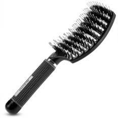 Cyber ACEVIVI Hair Styling Brush Detangling Thick Hair Vented Brush For Faster Blow Dryer Drying(Black)