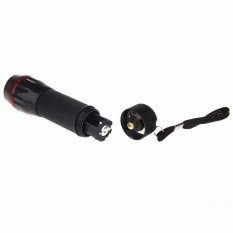 HKS 3W Waterproof LED Zoom Adjustable Flashlight Torch Lamp for Outdoor Camping (Intl)