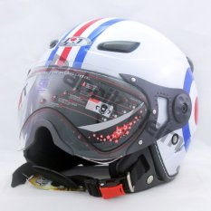 JPN Helm Retro KP08 Putih MudSport