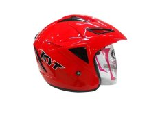 KYT - Scorpion King Half Face - Merah