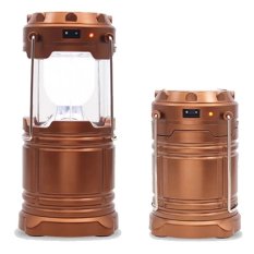 Lampu Camping 6 LED Rechargable Solar Telescopic Bivouac Lantern Portable