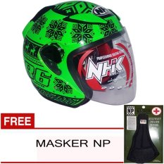 NHK R6 Rossi Winter Repalica - Hijau Flo + Gratis Masker NP
