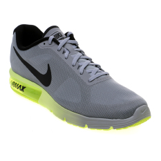 Nike Men`s Air Max Sequent Running shoes - Wolf Grey-Black-Volt