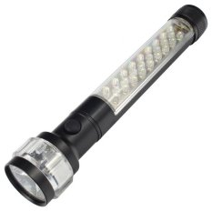 Outdoor Camping Warning Signal LED Flashlight(Black) - INTL