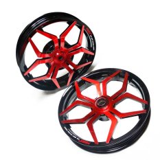 Power Velg Racing Lebar Beat Palang 5 Star Tarantula Hitam Merah