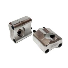 PSM Raiser / Dudukan Stang / Peninggi Stang Mega Pro 28mm Silver