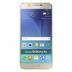 Samsung Galaxy A8 Dual SIM - 32 GB - Emas