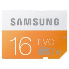 Samsung SDHC EVO 16GB Class 10 48MB/s High Class SD Memory Card for Camera Digital Fujifilm, Epson, Casio - Orange