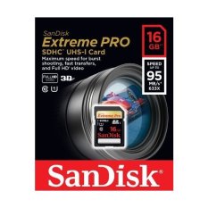 SanDisk Extreme Pro 16GB SDHC UHS-1 Flash Memory Card Speed Up To 95MB/s- SDSDXPA-016G-X46 - Intl